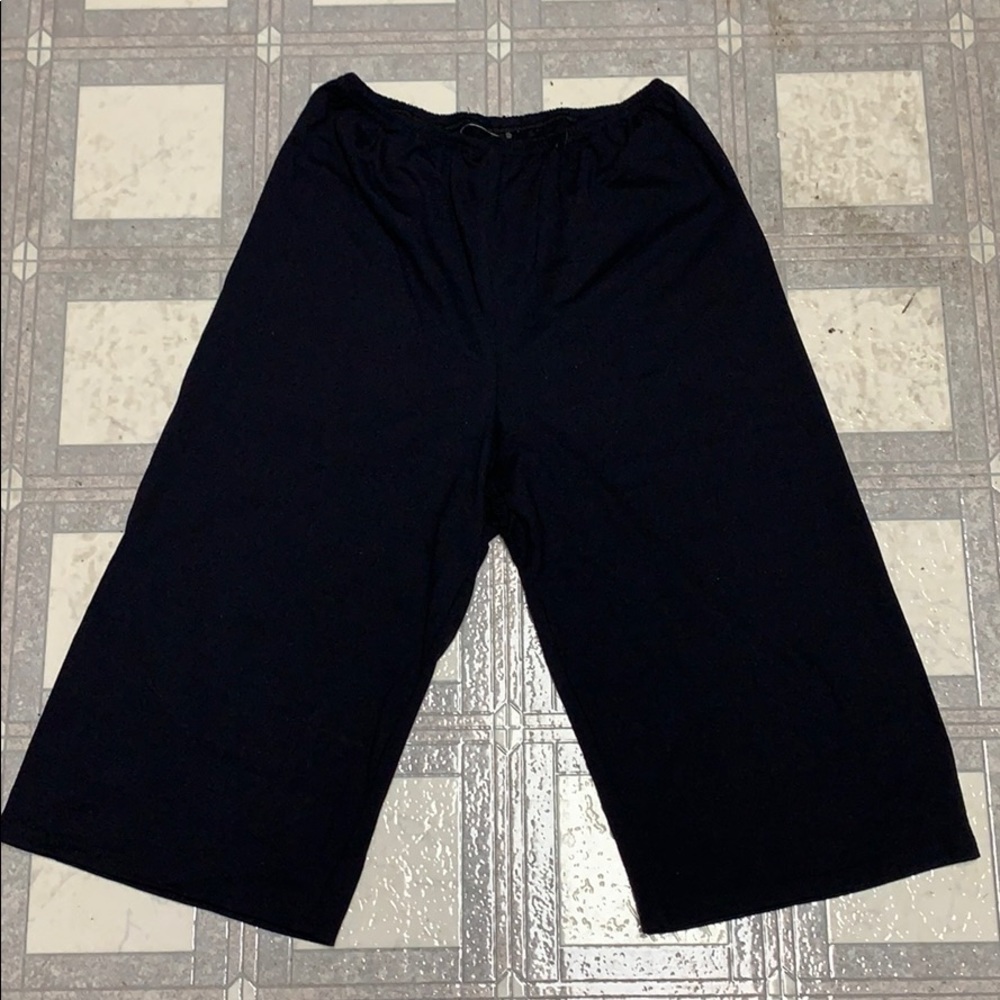 Wide Leg Cropped Palazzo.  Lounge/Dancewear S New
